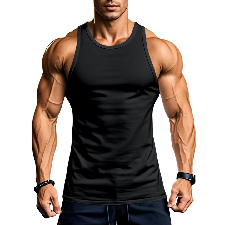 Herren atmungsaktives Fitness Tanktop mit Racerback-Schnitt Aliams
