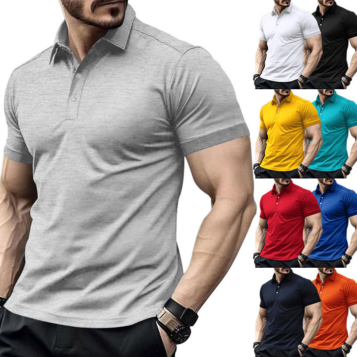 Herren Hochwertiges Kurzarm Poloshirt mit atmungsaktiver Technologie und modernem Schnitt Aliams