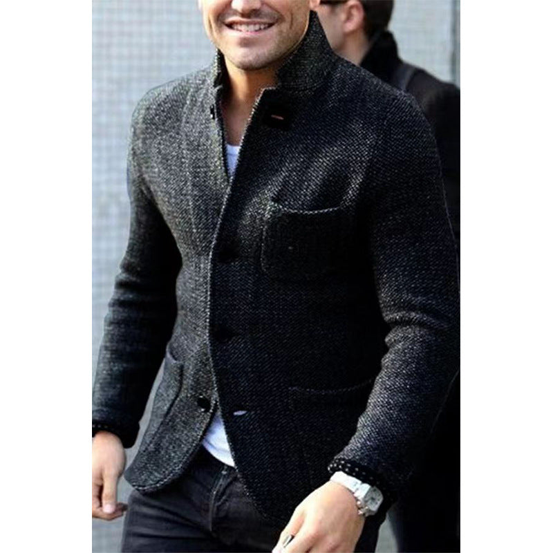 Herren elegante Strickjacke mit modernem Design Aliams