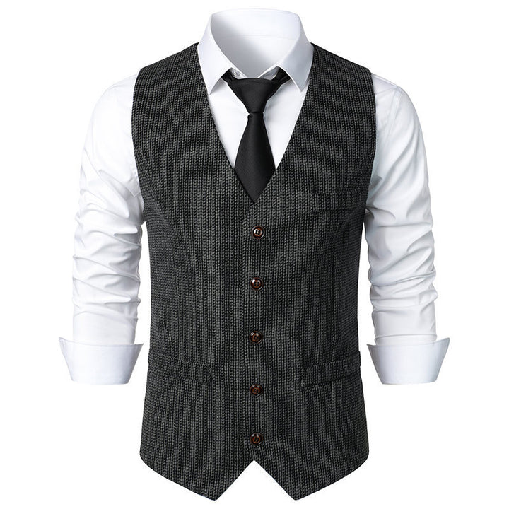 Herren elegante Steppweste mit modernem Schnitt und feinen Details Aliams