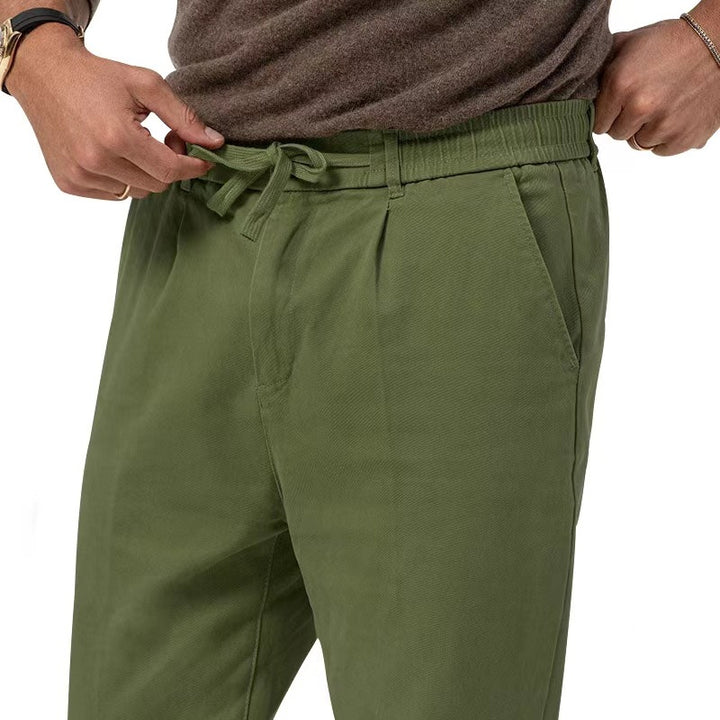 Herren Bequeme Freizeithosen mit elastischem Bund Aliams