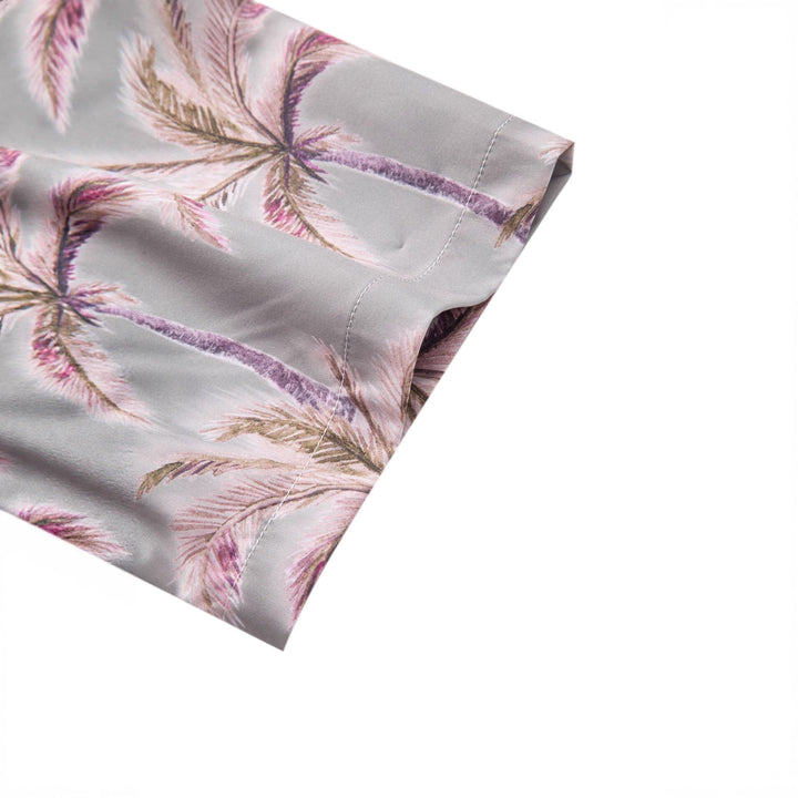 Herren Kurzarmhemd im tropischen Palmen-Design Aliams