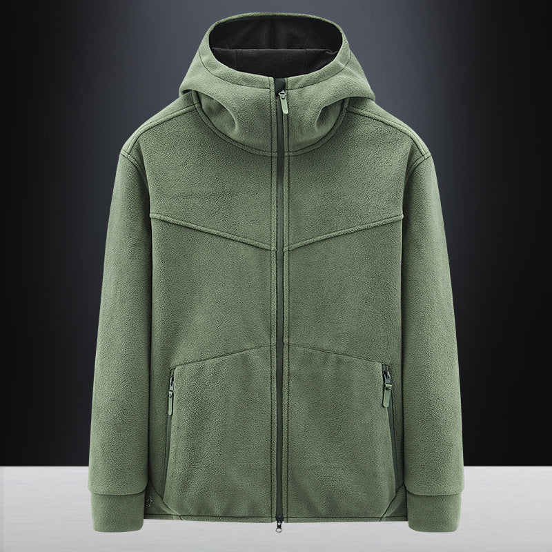 Herren Fleecejacke mit ergonomischer Passform und praktischen Reißverschlusstaschen Aliams