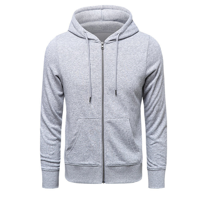 Herren komfortabler Zip-Hoodie mit praktischen Taschen Aliams