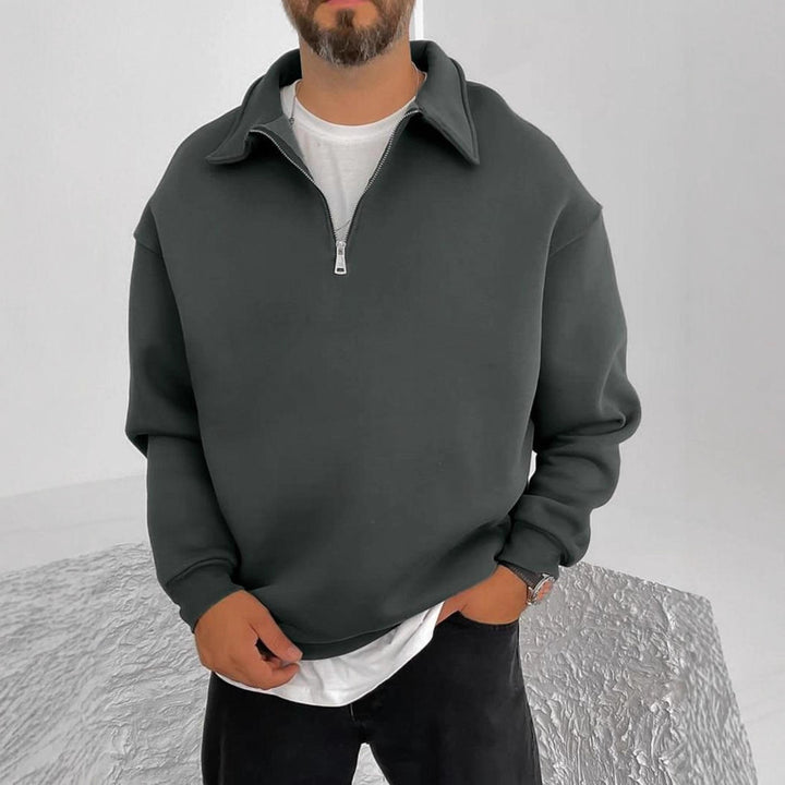 Herren Sweatshirt mit Stehkragen Aliams