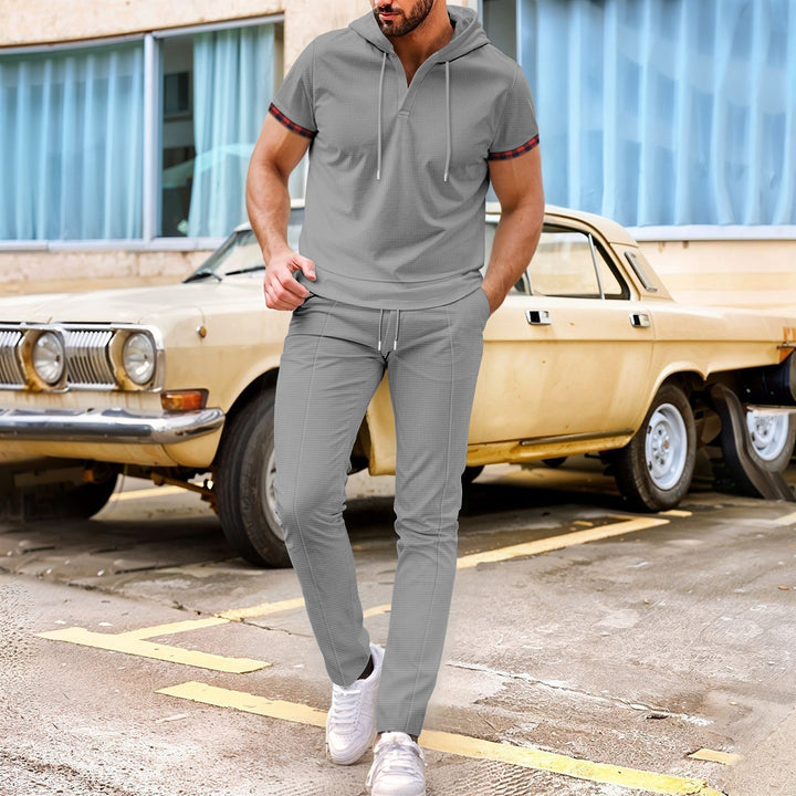 Herren Sportliches Kapuzenset mit funktionalen Taschen und ergonomischem Schnitt Aliams