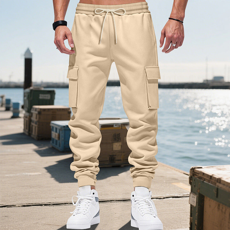 Herren Cargo-Jogginghose mit praktischen Seitentaschen Aliams