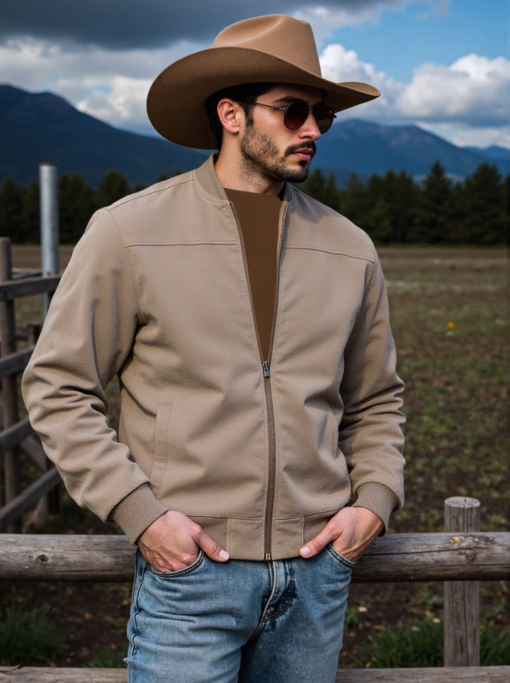 Herren sportliche Bomberjacke mit eleganten Details Aliams