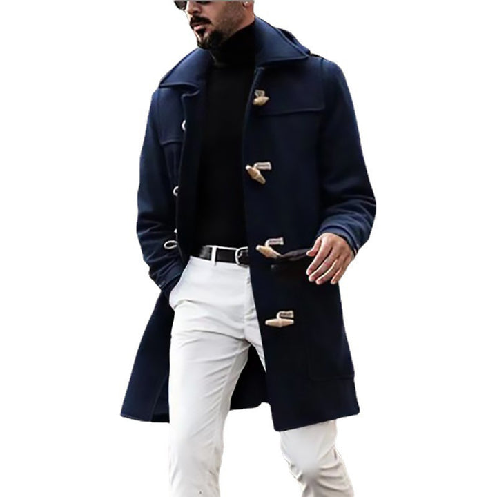 Herren eleganter Dufflecoat mit hochwertigen Details und traditionellem Design Aliams