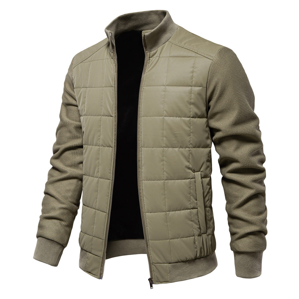 Herren Steppjacke mit sportlichen Details und praktischem Reißverschluss Aliams