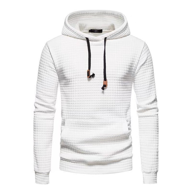 Herren komfortabler Hoodie mit strukturiertem Gewebe Aliams