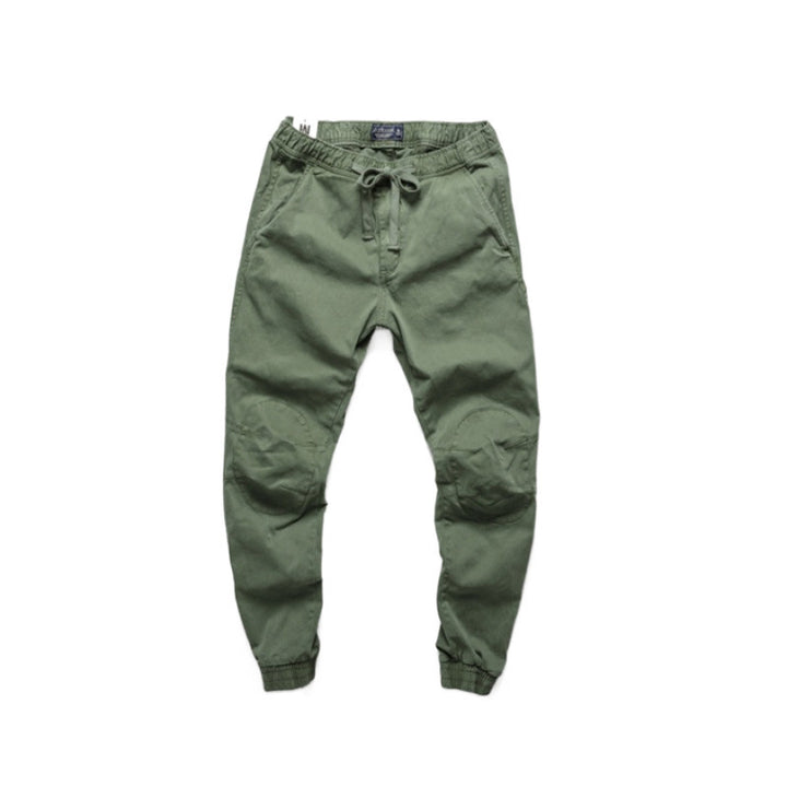 Herren bequeme Cargo-Hosen mit elastischem Bund und praktischen Taschen Aliams