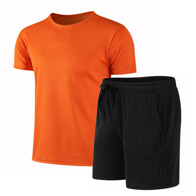 Herren sportliches Funktionsset mit T-Shirt und Shorts Aliams