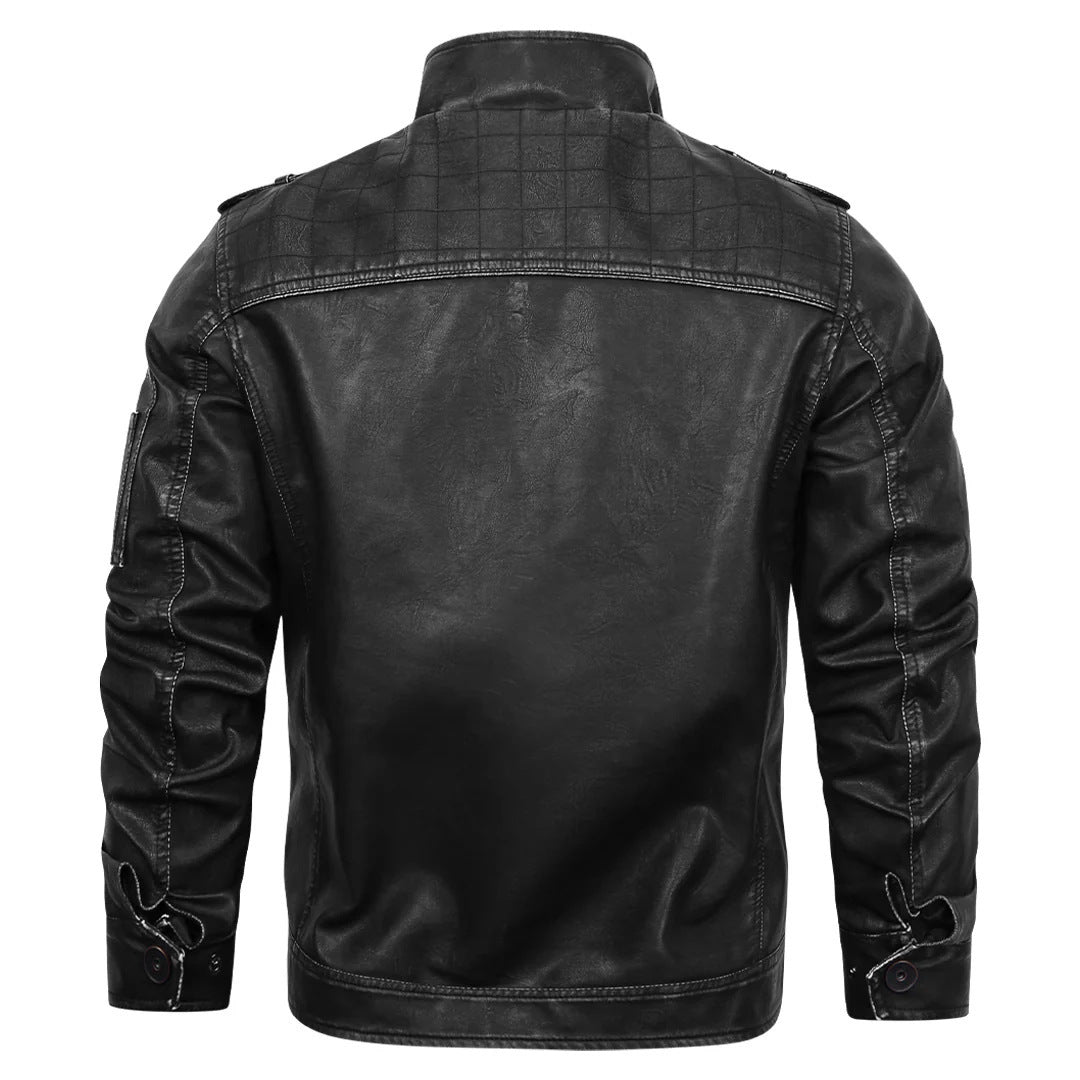 Herren Kunstlederjacke Aliams