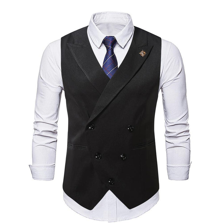 Herren elegante Weste mit doppelter Knopfleiste und modernen Details Aliams