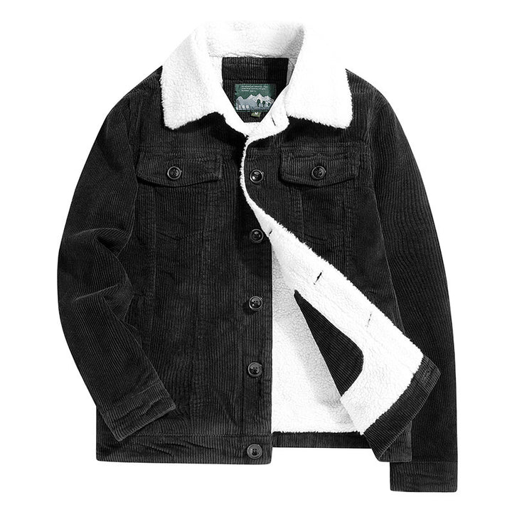 Herren Cordjacke mit kuscheligem Futter Aliams