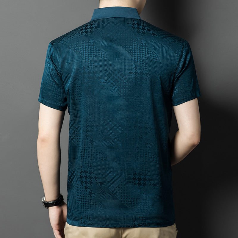 Herren Poloshirt mit strukturiertem Design Aliams