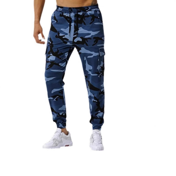 Herren Cargo-Hose mit zahlreichen Taschen und elastischem Bund Aliams