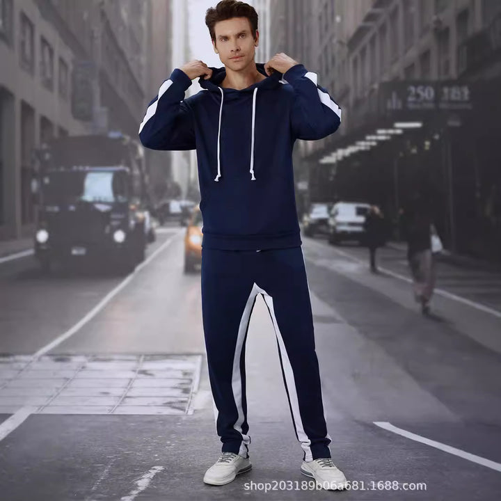 Herren Sportliches Hoodie und Jogginghose Set Aliams