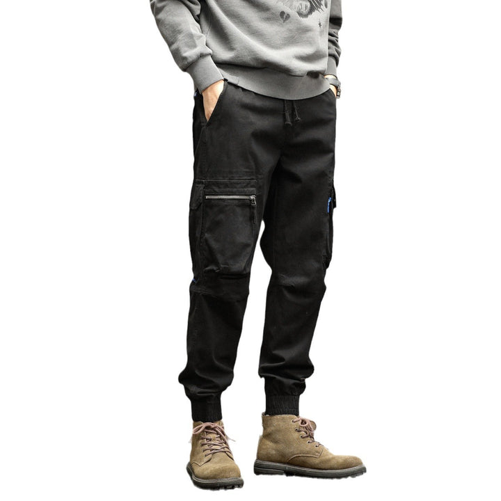 Herren Cargo-Pants mit funktionalen Taschen und elastischem Bund Aliams