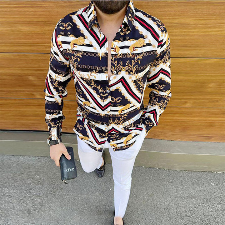 Herren Hemd im modischen Barockdesign Aliams