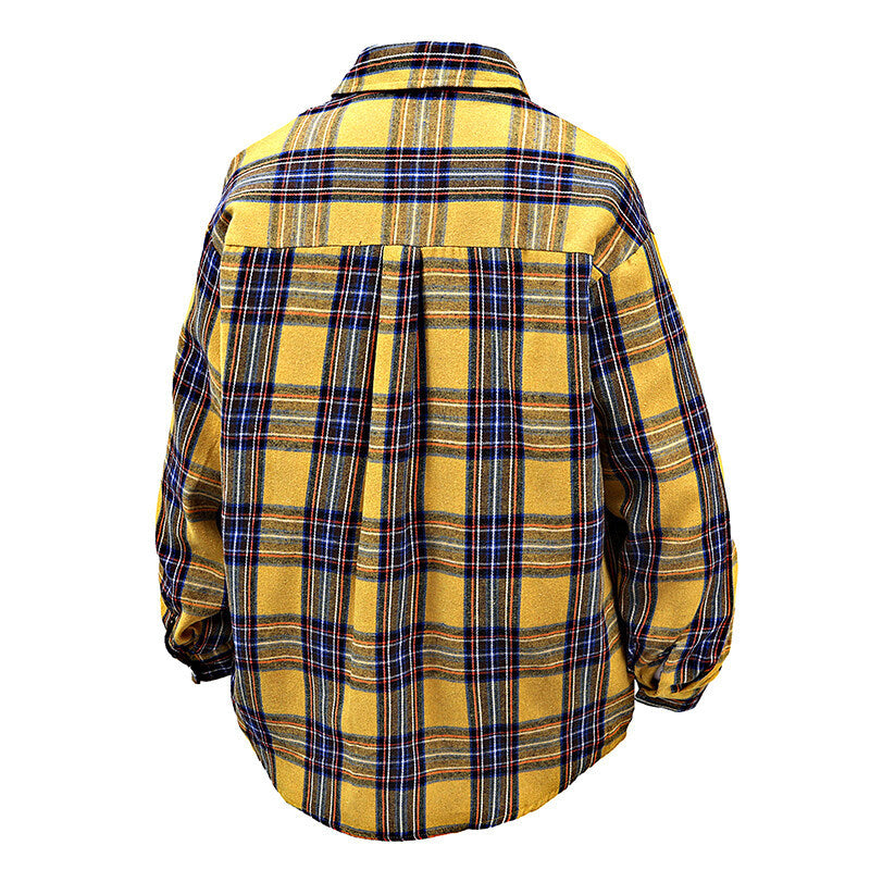 Herren Flanellhemd mit kariertem Design und aufgesetzter Brusttasche Aliams