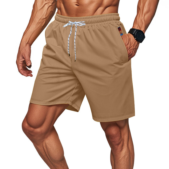 Herren sportliche Schwimmshorts mit elastischem Bund und Taschen Aliams