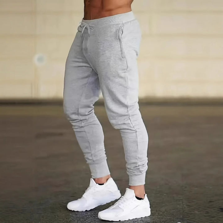Herren sportliche Slim-Fit Jogginghose Aliams