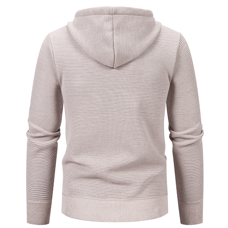 Herren Kapuzenjacke mit modernem Strukturdesign und isolierender Futterlage Aliams