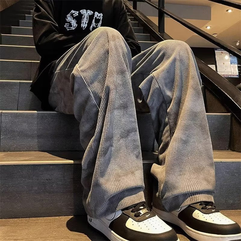 Herren komfortable Freizeithosen mit lässigem Schnitt und elastischem Bund Aliams