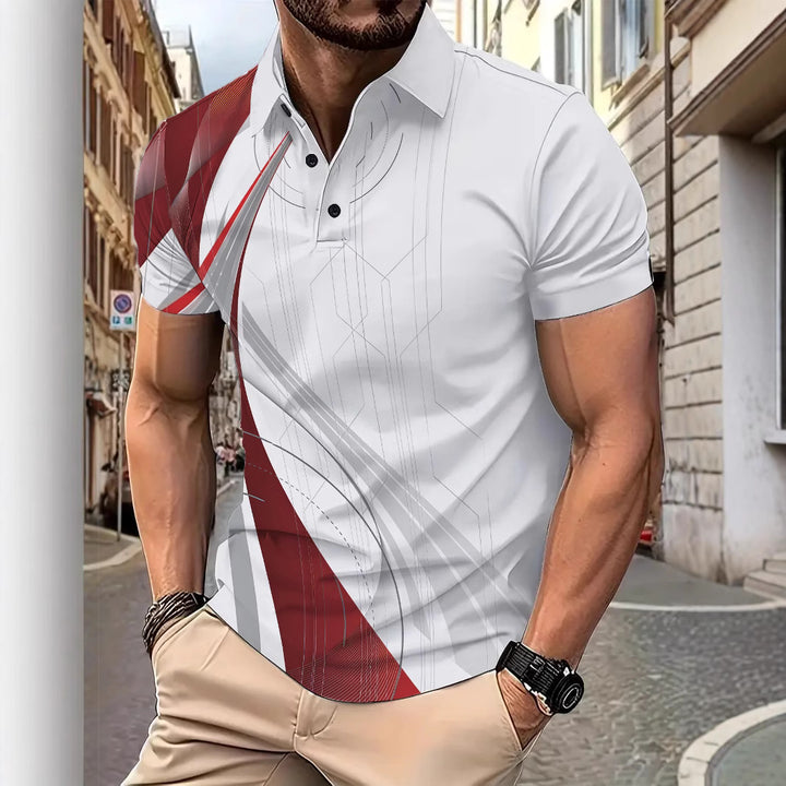 Herren Sportliches Polohemd mit innovativem Design Aliams