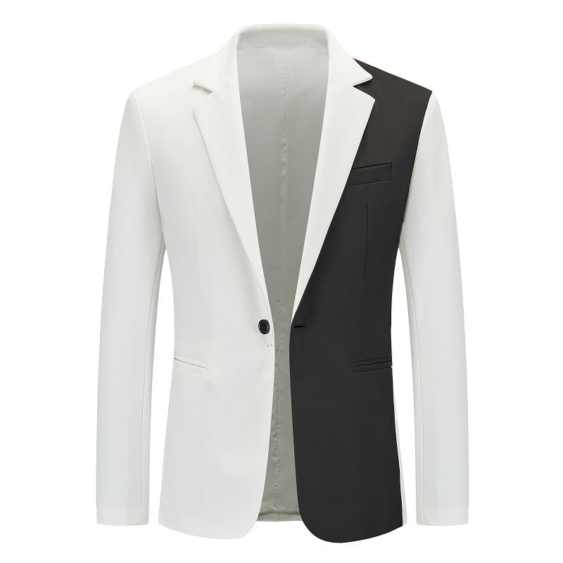 Herren kontrastierender Blazer mit modernem Schnitt Aliams