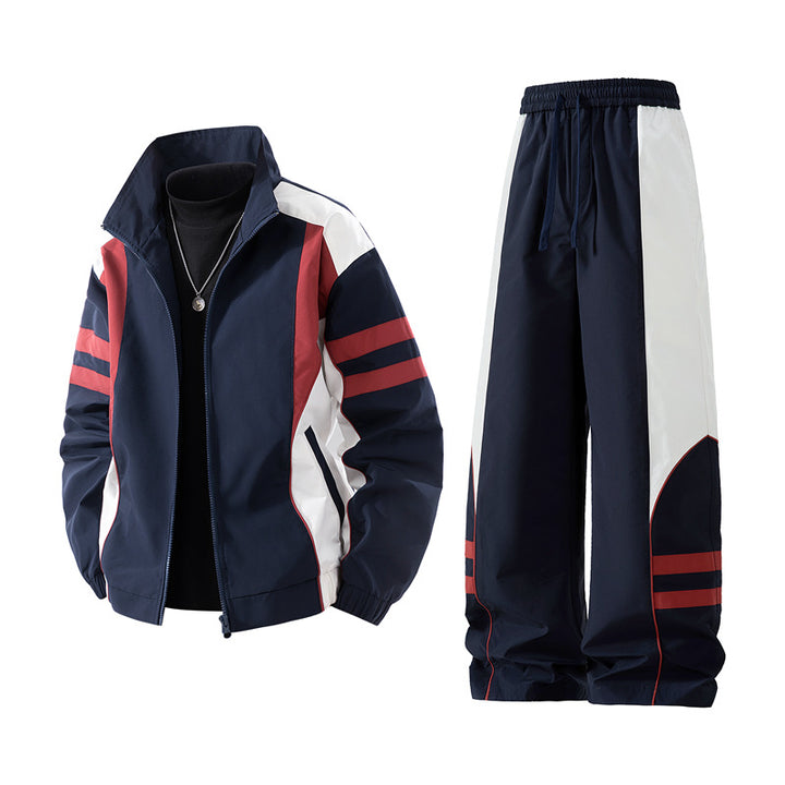 Herren Sportlicher Trainingsanzug mit atmungsaktiven Eigenschaften und funktionalen Seitentaschen Aliams