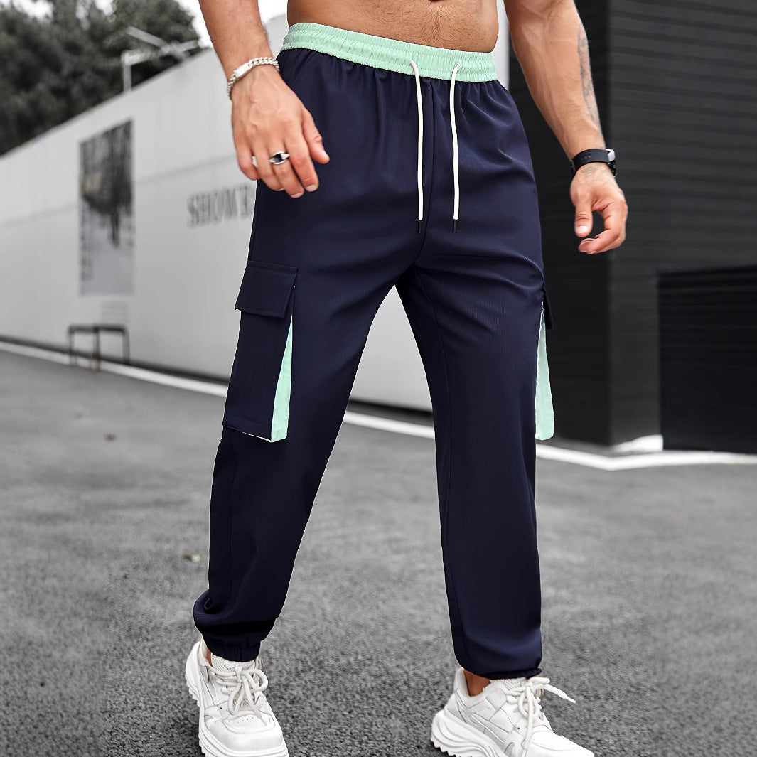 Herren Sportliche Cargo-Hose mit seitlichen Taschen Aliams