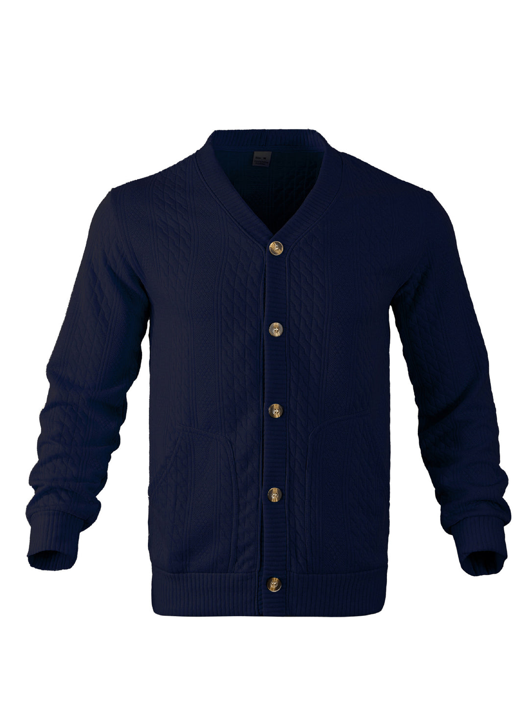 Herren Strickjacke mit modernen Details und praktischen Taschen Aliams