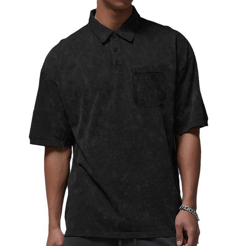 Herren Poloshirt mit strukturiertem Design und praktischer Brusttasche Aliams