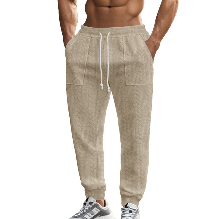 Herren stylische lockere Jogginghose mit seitlichen Taschen Aliams