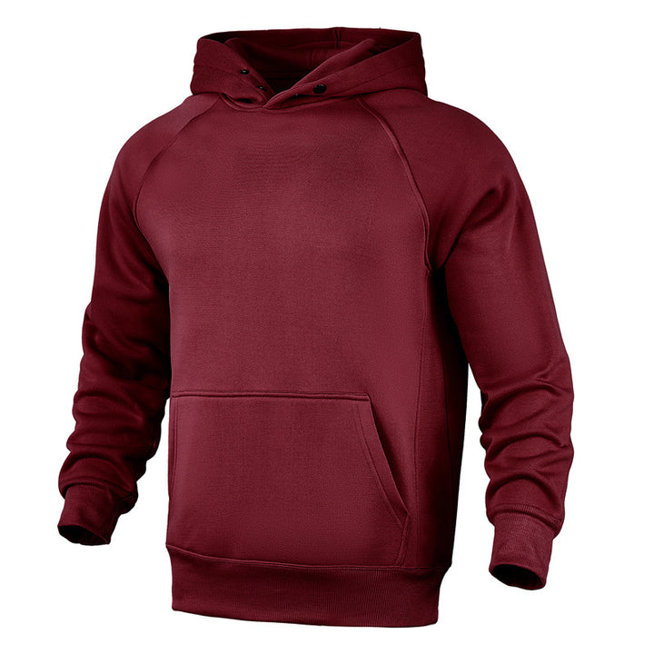 Herren Kapuzenpullover aus weichem Fleece mit Kängurutasche und modischem Design Aliams
