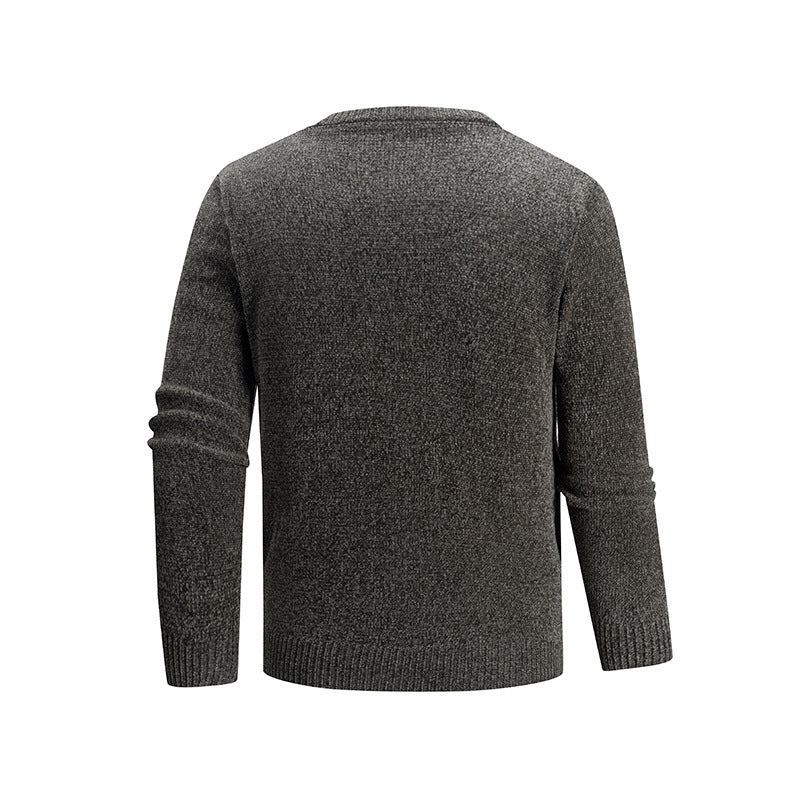 Herren Rundhalspullover mit kreativem Grafikdesign Aliams