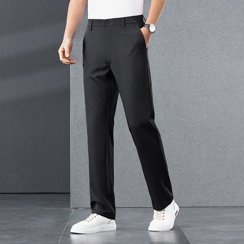 Herren elegante Business-Hose mit perfektem Sitz und komfortablem Gummizug Aliams