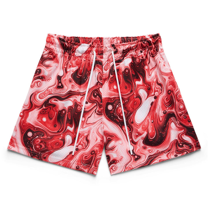 Herren Badeshorts mit abstraktem Wirbelmuster Aliams