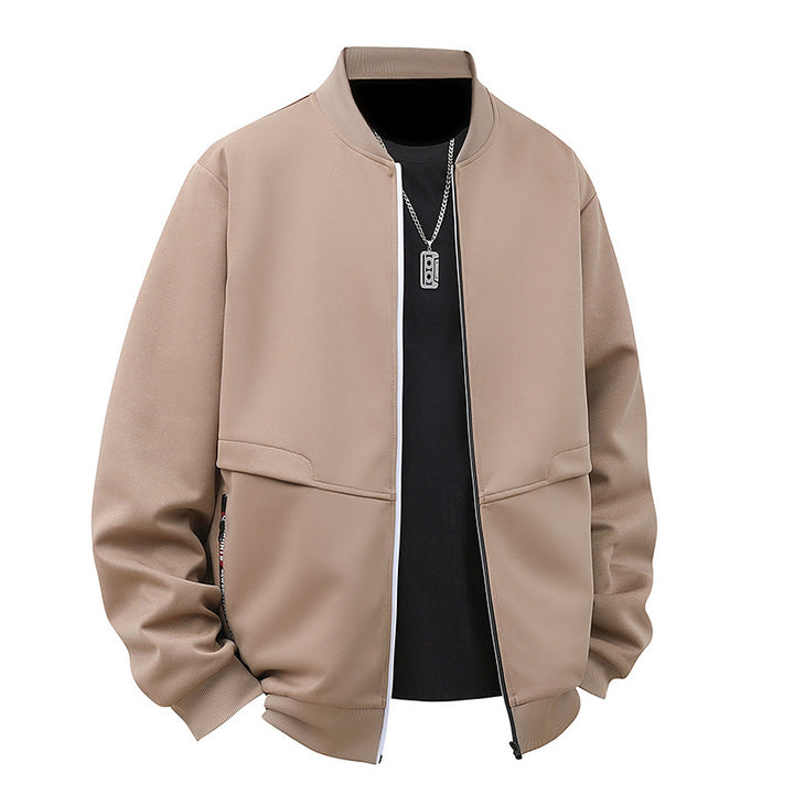 Herren sportliche Bomberjacke mit funktionalen Taschen Aliams