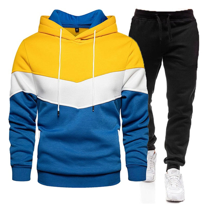 Herren Sportliches Hoodie- und Jogginghose-Set Aliams