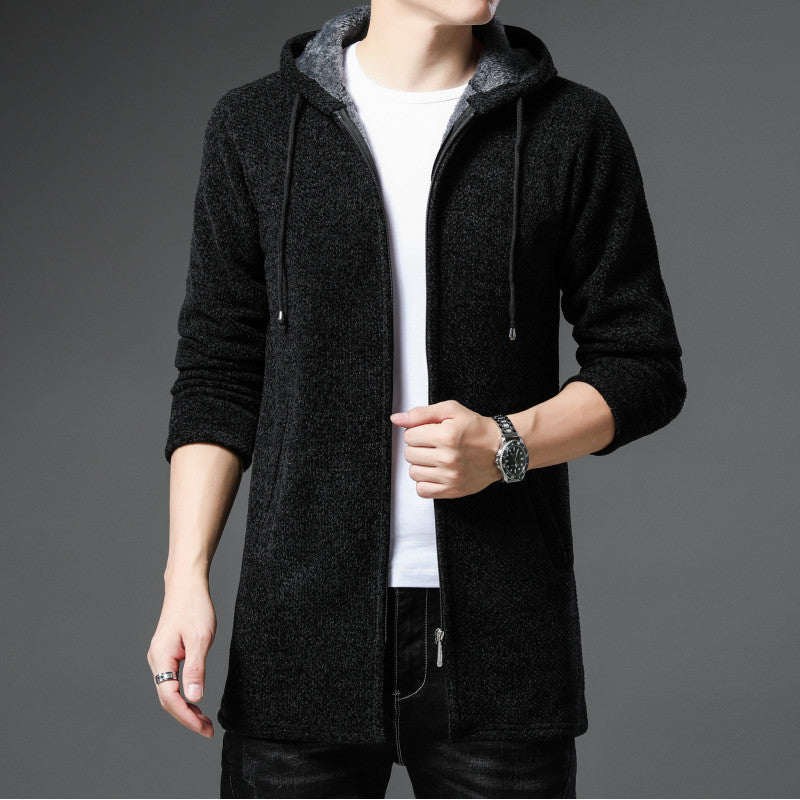 Herren urbane Freizeitjacke mit Kapuze Aliams