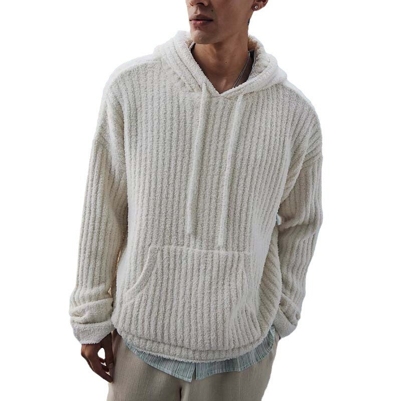 Herren Hoodie aus kuscheligem Strukturmaterial Aliams