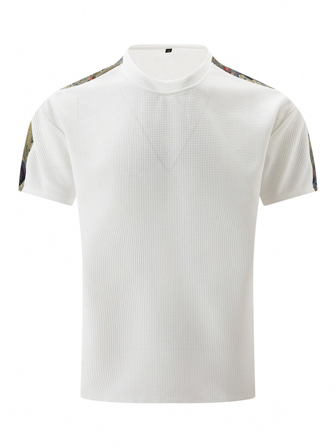 Herren atmungsaktives Kurzarm-T-Shirt mit strukturiertem Design und modernen Akzenten Aliams