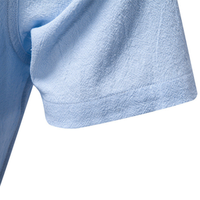 Herren Kurzarm Henley-Shirt mit praktischer Knopfleiste und modernem Design Aliams