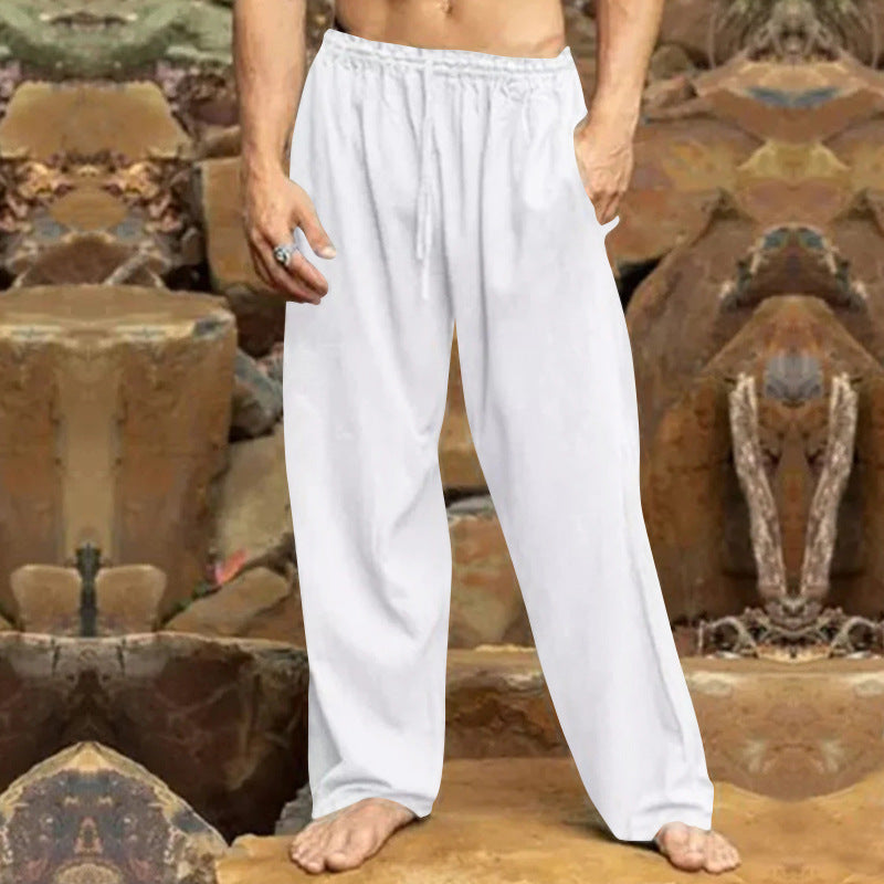 Herren bequeme Freizeithose mit regulierbarem Bund Aliams