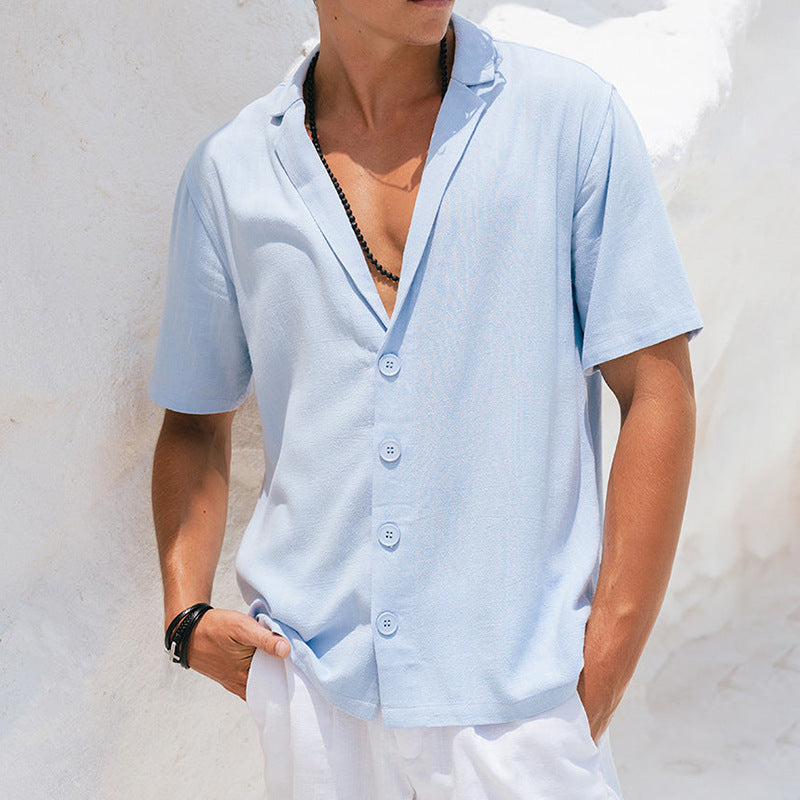 Herren Kurzarmhemd Aliams