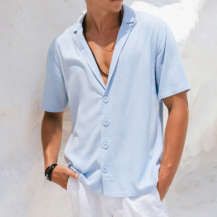 Herren Kurzarmhemd Aliams